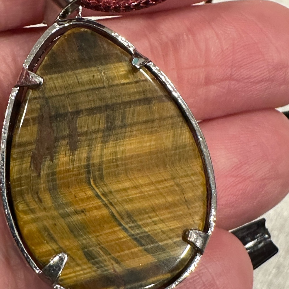 Sterling Silver and Gold Dragonfly Pendant Necklace - Picture 2 of 3